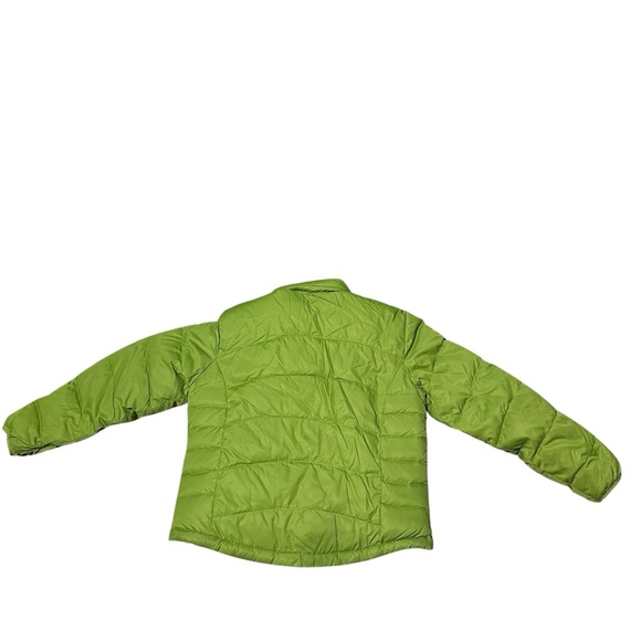 L.L.Bean Reversible Down Jacket Women’s L Black Green Goose Down Packable Warm - Picture 4 of 9